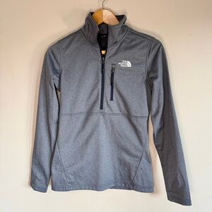 The North Face Heather Blue Women's Half Zip | XS